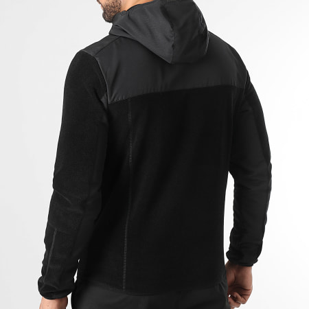 MA9 Mafia Nueve - Conjunto de sudadera con capucha y forro polar reflectante Essential Negro