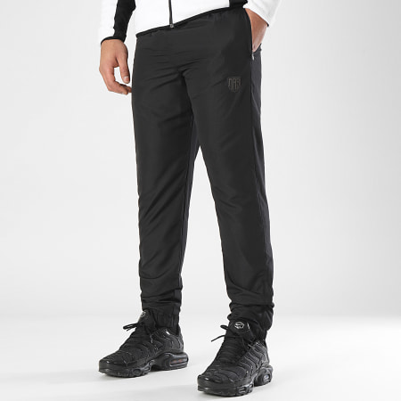 MA9 Mafia Nueve - Essential Zwart Wit Reflecterend Polar Hooded Sweatshirt Set