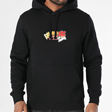 Hajime No Ippo Felpa con cappuccio Black Falcon Ryses