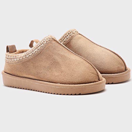 Only - Mules Femme Stella Teddy Lined Slipper Cognac