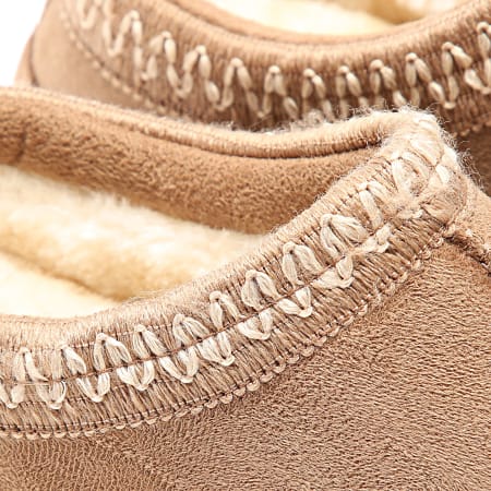 Only - Mules Femme Stella Teddy Lined Slipper Cognac