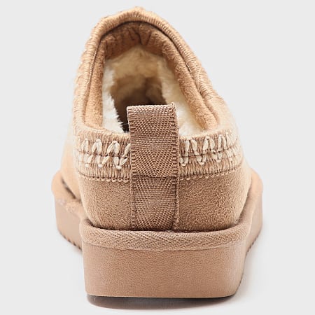 Only - Mules Femme Stella Teddy Lined Slipper Cognac