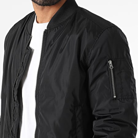 Urban Classics - Bomber TB1446 Zwart