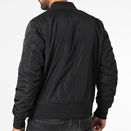 Urban Classics - Bomber TB1446 Zwart