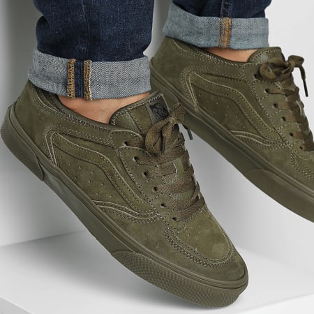Vans olive sneakers 2025