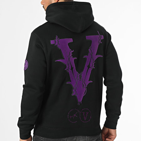 Felpa viola e nera discount