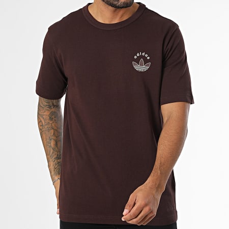 Adidas Originals - Tee Shirt GRFX IX9610 Marron
