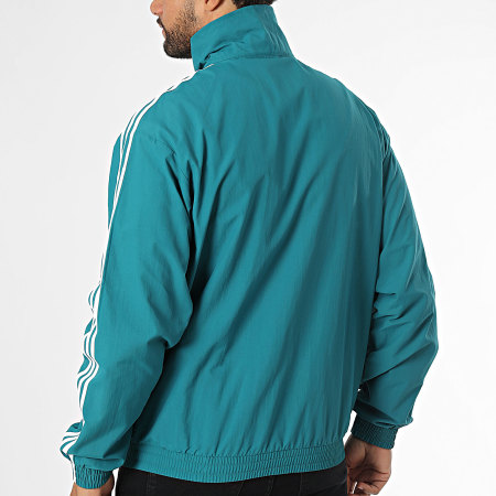 Adidas Originals - Veste Zippée A Bandes Firebird IZ2415 Bleu Canard