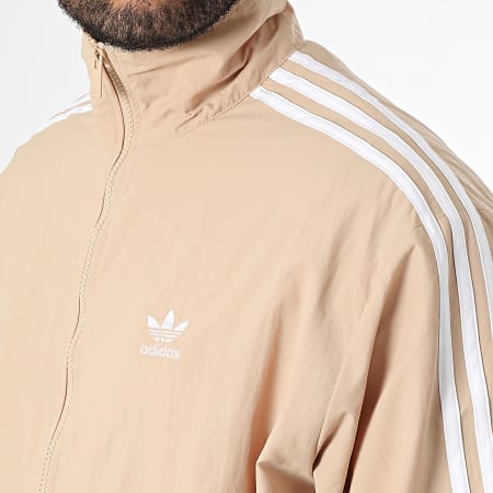 Adidas Originals - Veste Zippée A Bandes Firebird IZ3061 Beige