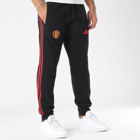 Adidas Sportswear - Pantalon Jogging A Bandes Manchester United IT4179 Noir