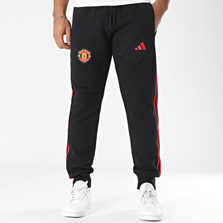 Adidas Sportswear - Pantalon Jogging A Bandes Manchester United IT4179 Noir