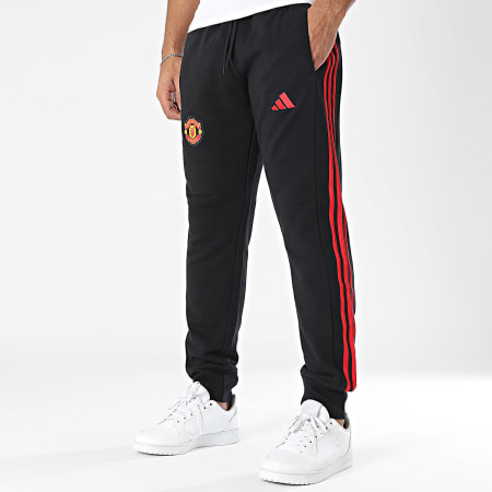 Adidas Sportswear - Pantalon Jogging A Bandes Manchester United IT4179 Noir
