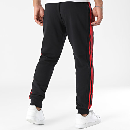 Adidas Sportswear - Pantalon Jogging A Bandes Manchester United IT4179 Noir