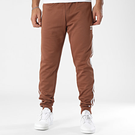 Adidas Originals IY9866 Pantaloni da jogging a bande marroni Ryses