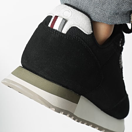 Colmar - Travis Drill 017 Nero Khaki Verde Scarpe da ginnastica
