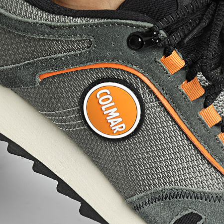 Colmar - Travis Sport Umby 065 Khaky Groen Zwart Oranje Sneakers