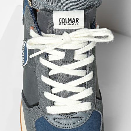 Colmar - Travis Block 012 Grigio Denim Scuro Arancione Sneakers