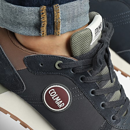 Colmar - Travis Authentic 007 Antracite Verde Militare Marrone Scarpe da ginnastica