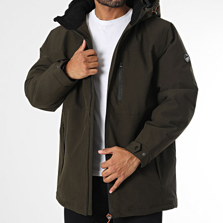 Deeluxe - Parka Capuche Laurel 04V6603M Vert Kaki
