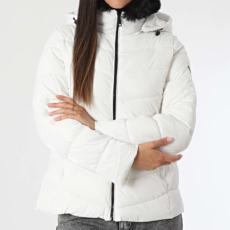 Deeluxe Doudoune Capuche Femme Mattia 04V669W Blanc LaBoutiqueOfficielle