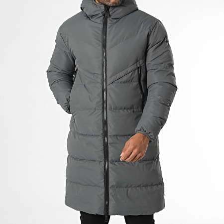 Frilivin - Doudoune Capuche Longue Gris