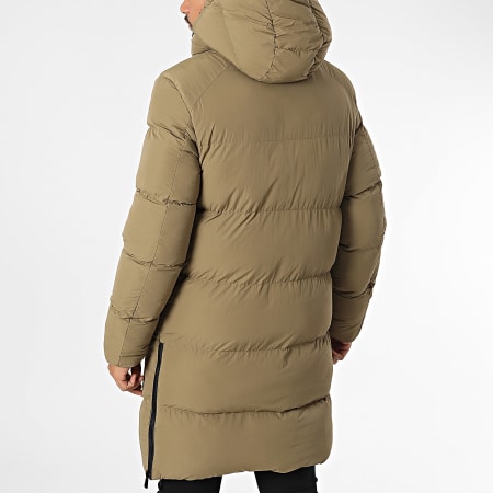 Kymaxx - Doudoune Capuche Longue Beige