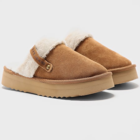 Mules Femme Dissy North PLS10421 Cognac Brown
