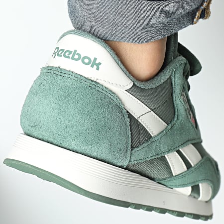 Reebok - Baskets Classic Nylon 100205103 Green Chalk