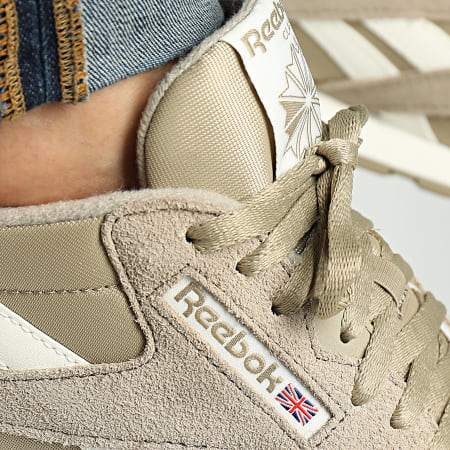 Reebok Scarpe da ginnastica classiche in nylon 100205112 Beige Chalk Ryses