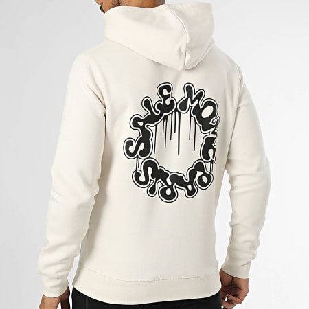 Sale Môme Paris - Sweat Capuche Circle Graffiti Beige Noir