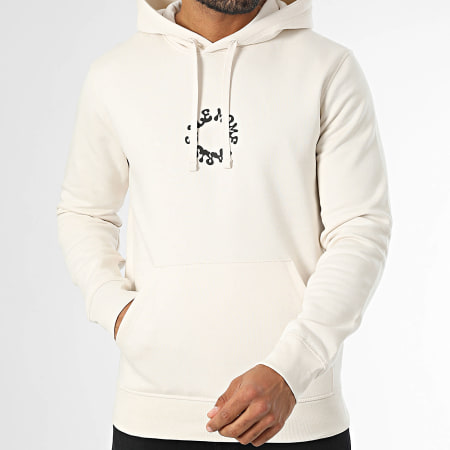 Sale Môme Paris - Sweat Capuche Circle Graffiti Beige Noir