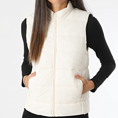 Teddy Smith - Abrigo sin mangas para mujer Tessy 32017170D Beige claro