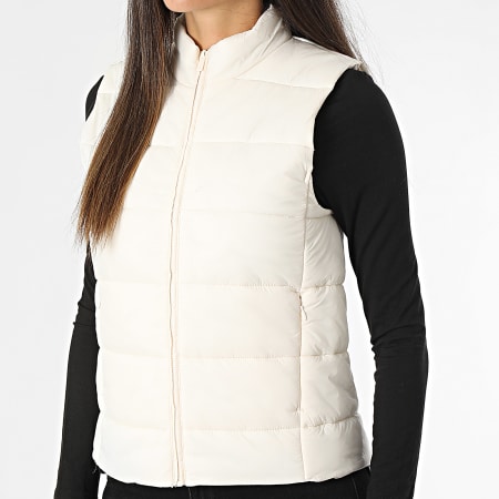 Teddy Smith - Abrigo sin mangas para mujer Tessy 32017170D Beige claro