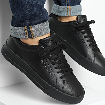 Court Leather Grain Essential 5297 Zwarte Sneakers