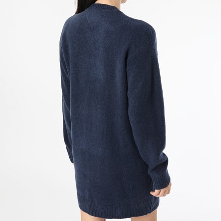blue fifties style dress Quiet Frost Knit Sweater | Trendy Women's Tops