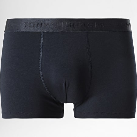 Tommy Hilfiger - Lot De 3 Boxers Trunk 2760 Bleu Marine Gris Anthracite