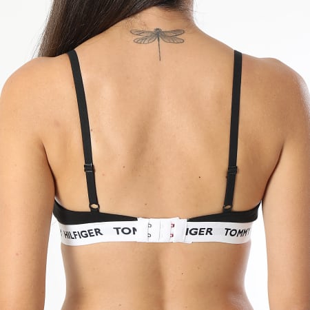 Tommy Hilfiger - Sujetador triángulo para mujer 5607 Negro