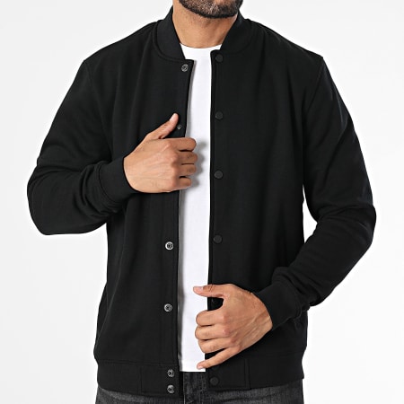 Urban Classics - Chaqueta Teddy TB207 Negra