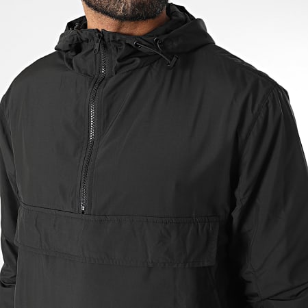 Urban Classics - Outdoor Capucha Cortaviento TB2100 Negro