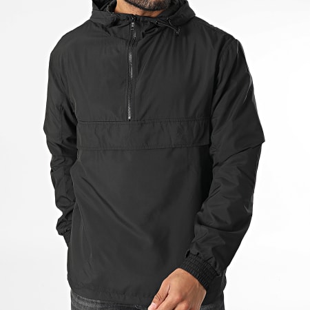 Urban Classics - Outdoor Capucha Cortaviento TB2100 Negro