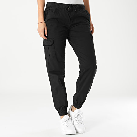 Urban Classics - Pantalon Cargo Femme TB3626 Noir