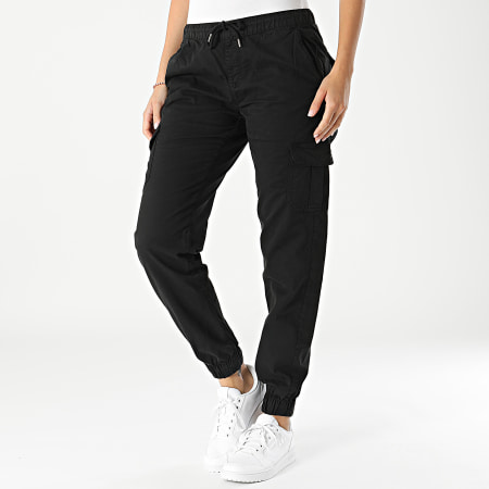 Urban Classics - Pantalon Cargo Femme TB3626 Noir