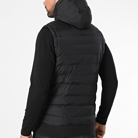 Urban Classics - TB510 Chaqueta sin mangas con capucha Negro