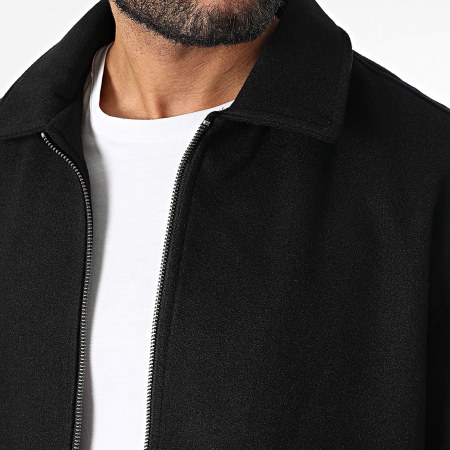 Urban Classics - Chaqueta básica con cremallera TB6387 Negro