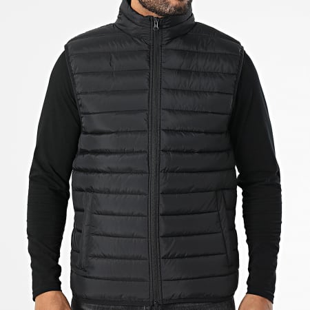 Urban Classics - Chaqueta de pluma sin mangas TB7011 Negro