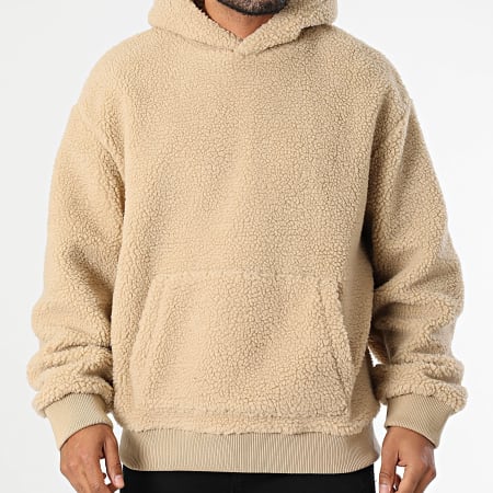 Urban classics teddy hoodie cheap