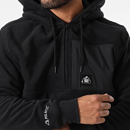 Vans - Sweat Capuche Polaire Col Zippé Vendor 00JY4 Noir