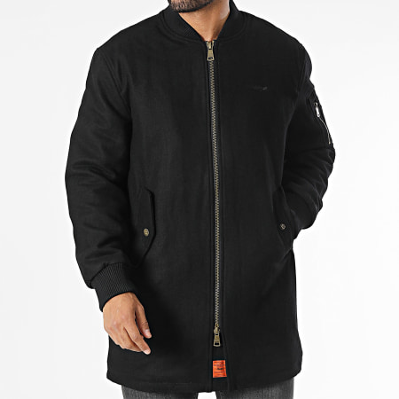 Bombers Original - Staten Zwarte Ritsmantel