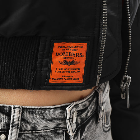 Bombers Original - Bomber Femme Original Noir