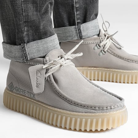 Clarks - Torhill Hi Gore Tex Grey Combi shoes - Ryses